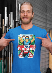 Unisex Budget Friendly 70.3 Finisher Heavy Cotton Tee