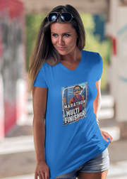 Unisex Budget Friendly Marathon Multi Finisher Heavy Cotton Tee