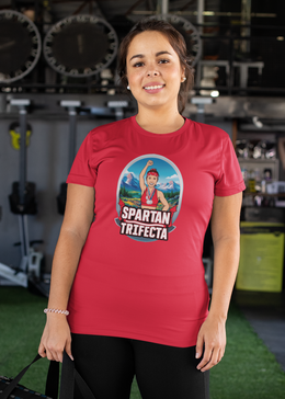 Unisex Budget Friendly Spartan Trifecta Heavy Cotton Tee