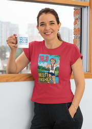 Unisex Budget Friendly 70.3  Multi Finisher Heavy Cotton Tee