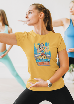 Unisex Budget Friendly Half Marathon  Finisher Heavy Cotton Tee
